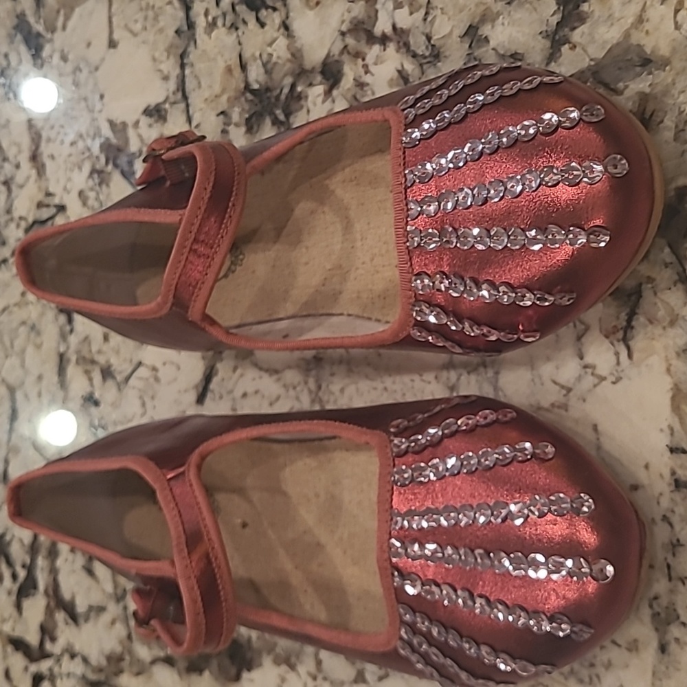GUC Joyfolie Red Sequined Shoes Y6